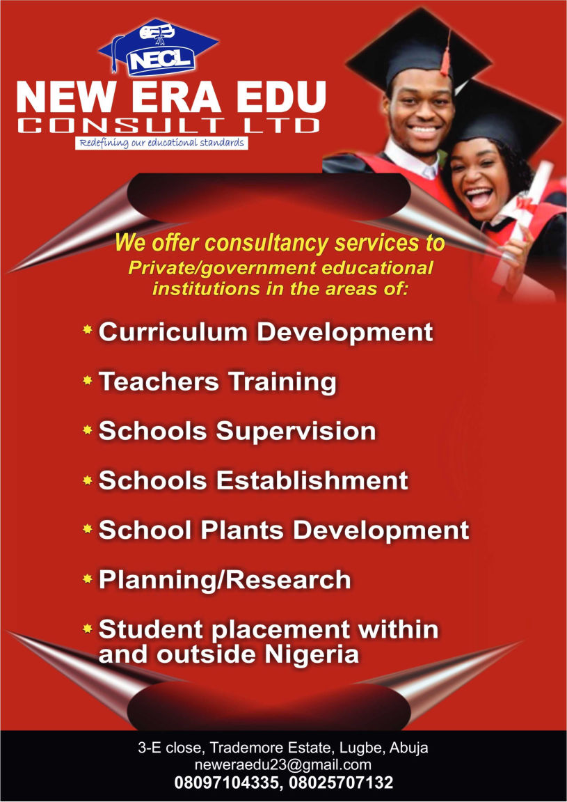 NEW ERA EDU CONSULT LTD