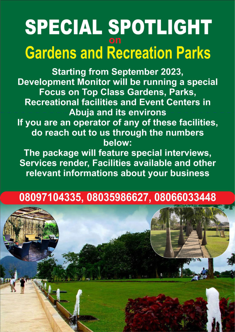 GARDENS AND RECREATIONAL PARKS